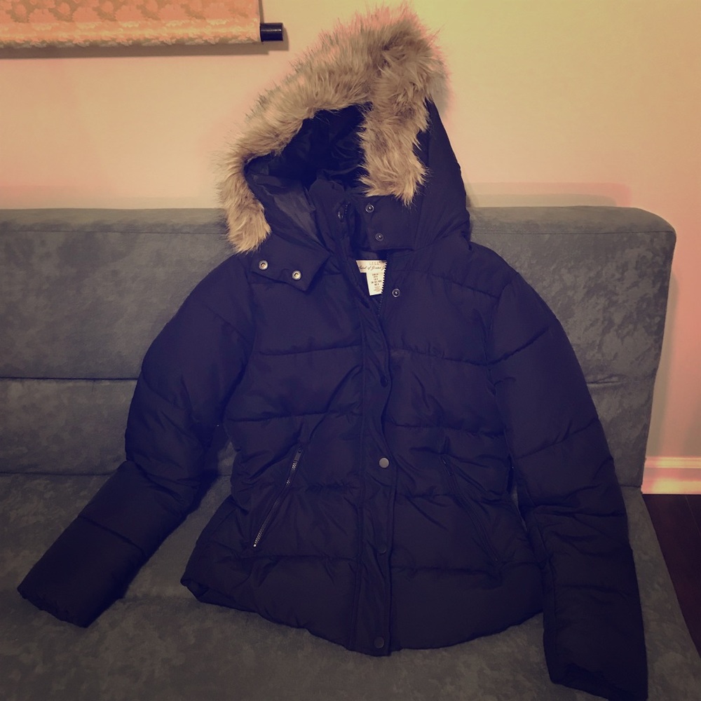 Black Puffy coat